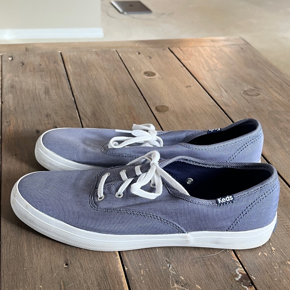 Keds Women's Navy Striped Sneakers